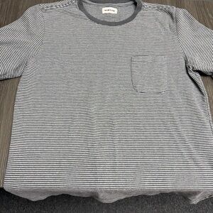 Heavy Bag Tee in Grey Stripe